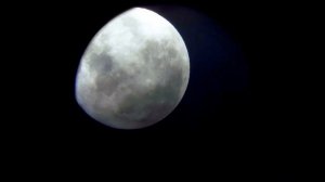 Supermoon through a Celestron C90 MAK telescope