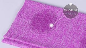 Solid Color Polyester Spandex Melange Jersey Fabric