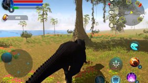 нагло черный гиганотозавр против спинозавр