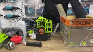 Бензокоса Stromo ST-4300 + Комплект Фирменных Ножей (3+1)