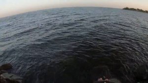 Джиг на дамбе, судак в день ВМФ, салют во время рыбалки!