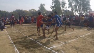 National Indian game - Kabaddi. Национальная индийская игра - Кабадди.