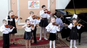 "Чешская народная песня "Пастух". Ансамбль скрипачей"