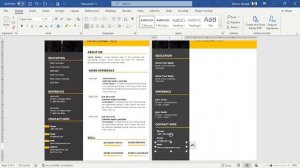 Create Elegant  CV for Free in MS Word | Best CV Format 2023