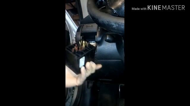 Снимаем блок управления светом Opel. Замена лампочки подсветки.