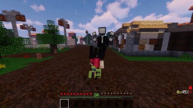 Майнкрафт но Спикермен получил 100% усиление в Minecraft! смотреть онлайн