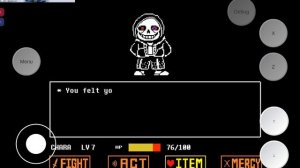 прохождение Dust Sans со странным модом