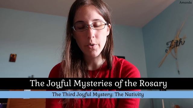 Joyful Mysteries Scriptural Rosary - Monday and Saturday - Bilingual English & Latin