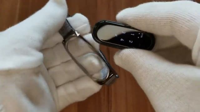 Браслет для Mi band 3 и Mi band 4 синего цвета