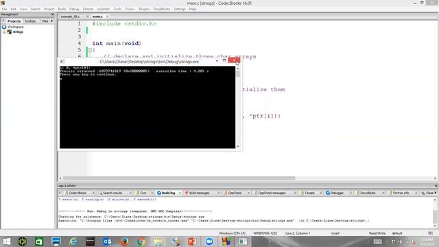 Part 5, arrays of strings смотреть онлайн