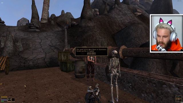 PewDiePie plays Morrowind смотреть онлайн