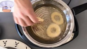 Колечки из теста на йогурте