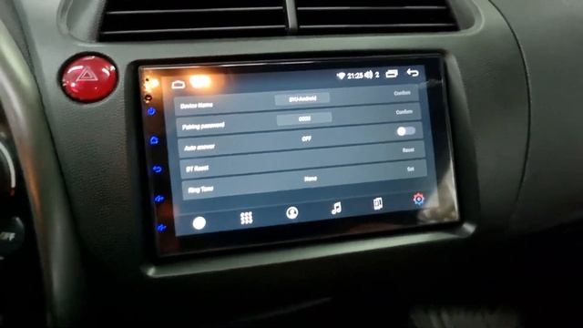 Honda Civic 2008 οθόνη Android Target acoustics 8 core, 4g, car play android autoby dousissound смотреть онлайн