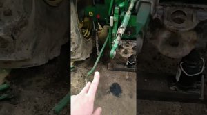 Джон дир 6930, ремонт навески.