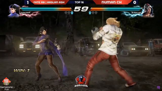 ARSLAN ASH vs NUMAN CH | TOP 16 | WE R TITANS 2022 | TEKKEN 7 | #wertitans2022 смотреть онлайн
