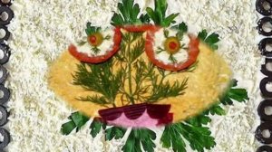 Как украсить салат. 50 красивых вариантов