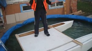ИСПЫТАНИЕ НА ОСТОЙЧИВОСТЬ НОСОВЫХ ЧАСТЕЙ ПОПЛАВКОВ МОДУЛЬНОГО   ТРИМАРАНА "НИКОЛАША"