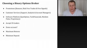 Choosing a Binary Options Broker - Tutorial #2