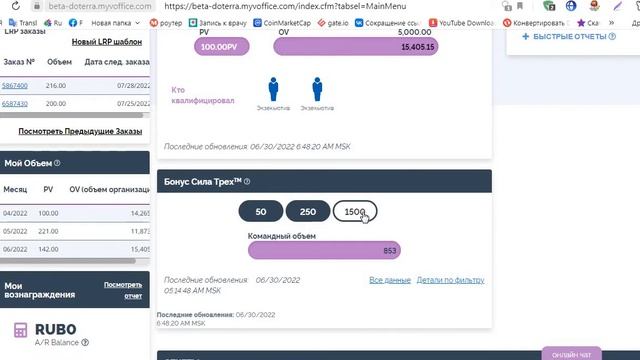 Как работать с личным кабинетом в Дотерра