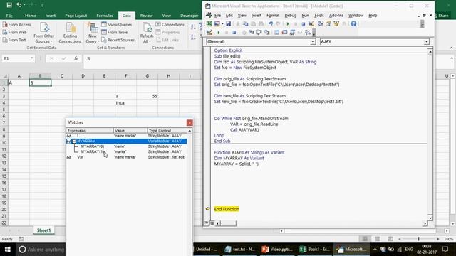 Learn Excel -Video 341 VBA How to change the Text Files Data - Highly recommended