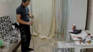 Ширма для душевого поддона. Сборка. Как я это делал первый раз в жизни.
