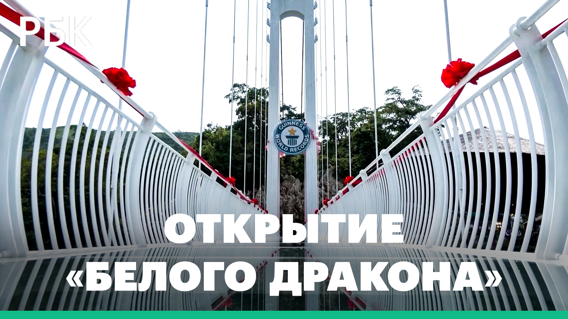 Во Вьетнаме открыли самый длинный стеклянный мост, который вошел в Книгу рекордов Гиннесса