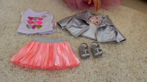 Диана как МАМА и новая Одежда для куклы Беби Бон