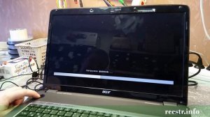 Нет изображения на ноутбуке Acer Aspire 7538G не грузится Windows 7 замена оперативной памяти?