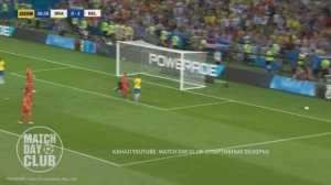 Бразилия - Бельгия 1:2 обзор матча Чемпионата мира по футболу