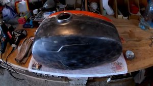 Ремонт бензобака мотоцикла Cezet (часть 1)