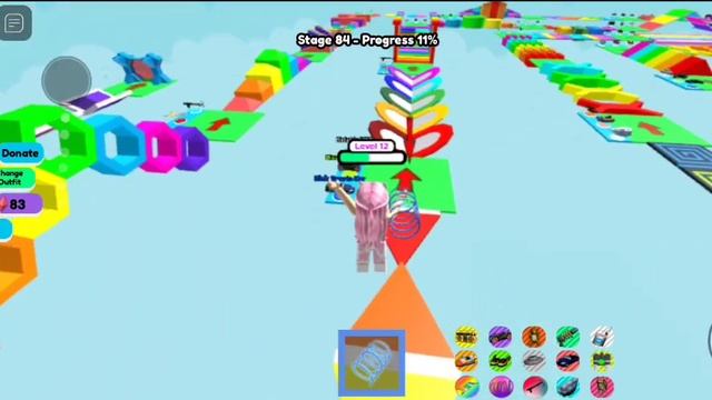 Самое лёгкое обби паркур Roblox mega obby. смотреть онлайн