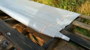 Накрываем обрешетку.