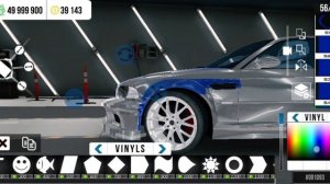 Винил на BMW M3 GTR  из NFS MW (Car Parking Multiplayer)