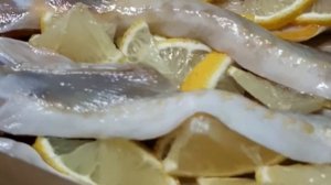 Стерлядь в духовке, сочно и ароматно.