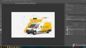 Презентация логотипа в Photoshop. Как оформить логотип в портфолио.