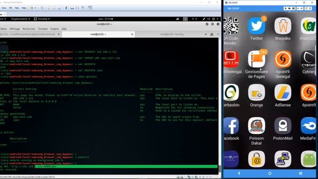 Samsung Browser SOP bypass MSF module working Client Side (CVE-2017-17692) смотреть онлайн