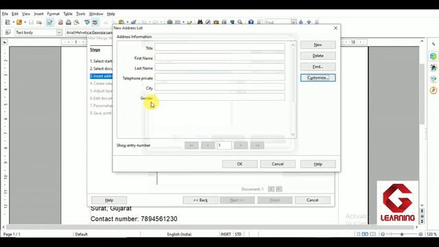 Mail merge in OpenOffice Writer | Unit 1 Digital Documentation | Class 10 Information Technology IT смотреть онлайн
