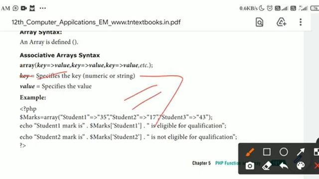 12 CA Chapter -5 | PHP function and array | Part-2 |