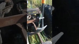 ПЫЖ. Испытания в болоте. Цельнорамный вездеход-болотоход с автомобильным сцеплением.