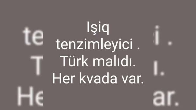 Işıq tenzimleyici. Stabilizator. смотреть онлайн