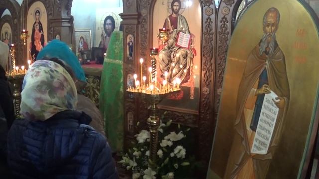 День памяти преподобного Саввы Освященного. Божественная Литургия в Кальяри, о.Сардиния -2017 - "11 смотреть онлайн