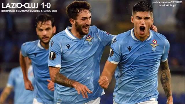 LAZIO-CLUJ 1-0 - Radiocronaca di Massimo Barchiesi & Sergio Brio смотреть онлайн