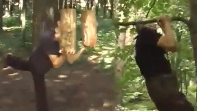 Тренировки в лесу