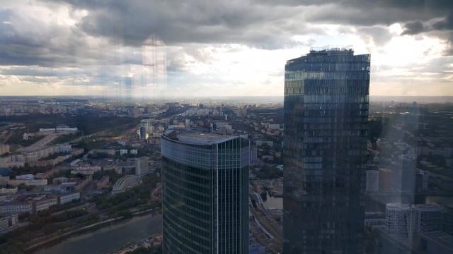 Вид из башни «Федерация». Moscow City. Federation Tower. Москва с высоты птичьего полета. №4