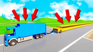 СПОРТИВНЫЙ ГРУЗОВИК ПРОТИВ САМОЙ ДЛИННОЙ ЛЕГО МАШИНЫ! ПЕРЕТЯГИВАНИЕ КАНАТА В БРИК РИГС (Brick Rigs)