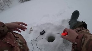 Ловля плотвы на безмотылку. Уговариваем рыбу на поклевку :). Зимняя рыбалка 2018.