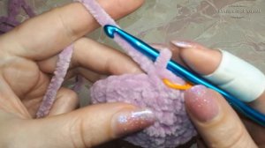 Как связать зайку крючком из плюшевой пряжи. Обучающий мастер класс для начинающих.Часть №1