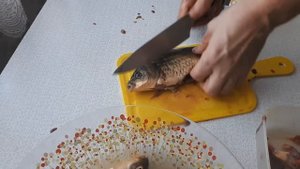 Карась в сметане, без костей/Старинный рецепт, кухни времен А.П. Чехова/Дешево, вкусно, полезно
