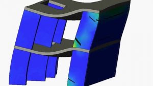 ATENA Simulation of seismic experiment in ISPRA laboratories.