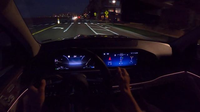 2024 Mercedes-Benz GLS 450 - POV Night Drive Binaural Audio